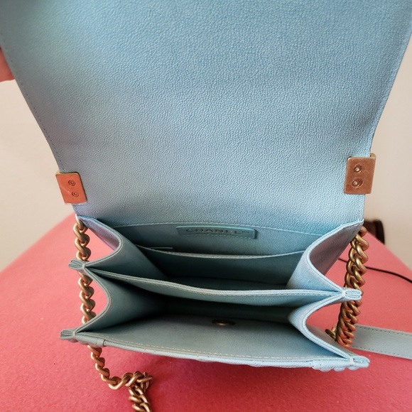 Chanel boy caviar north south blue bag - Picture 7 of 16